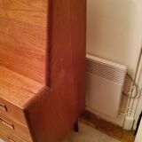 Convenient Danish teak secretary Craftsmanship M.K from the 60s