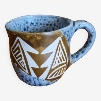 Polynesian ceramic mug Maohi pattern