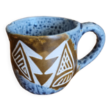 Polynesian ceramic mug Maohi pattern