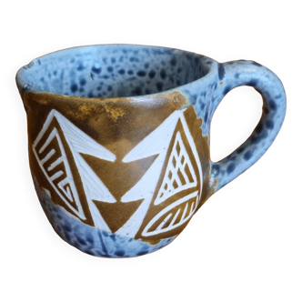 Polynesian ceramic mug Maohi pattern