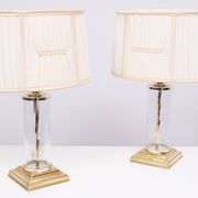 set Hollywood Regency Table Lamps 1970s
