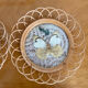Ensemble de sous verre papillon vintage