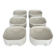 Bowls, ramekins (x6) Square by Makio Hasuike for Revelli, Italy 70's