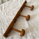 Wooden hook 3 branches