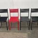 Spaghetti chairs model 101 Italian Postmodern Space Age by Giandomenico Belotti for Alias, 1970s, set of 4