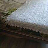 2 antique crochet bedspreads