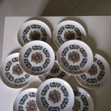 10 Gien cheese plates