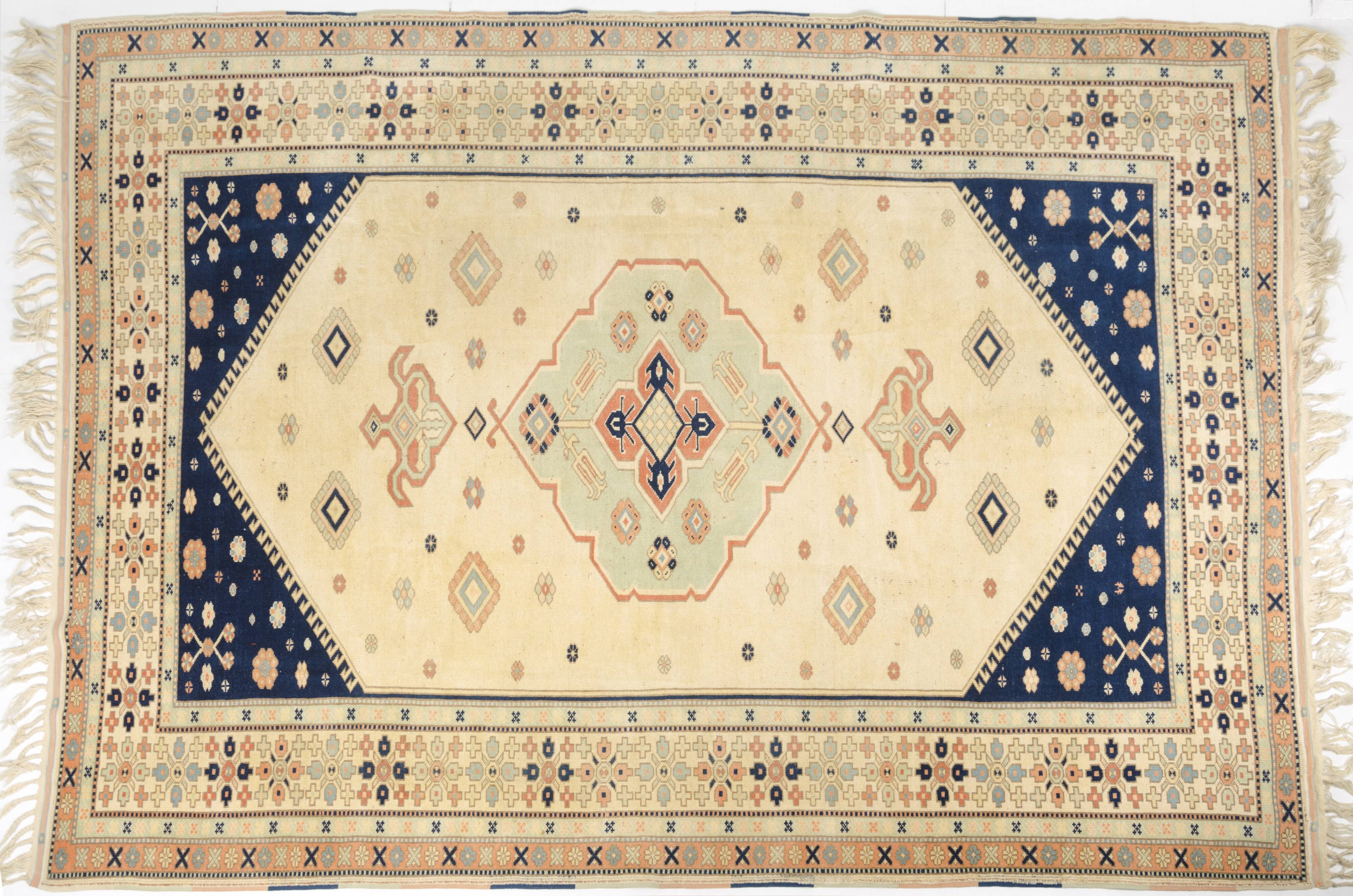 Tapis vintage noué à la main pour la maison