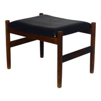 Tabouret danois en palissandre années 1960