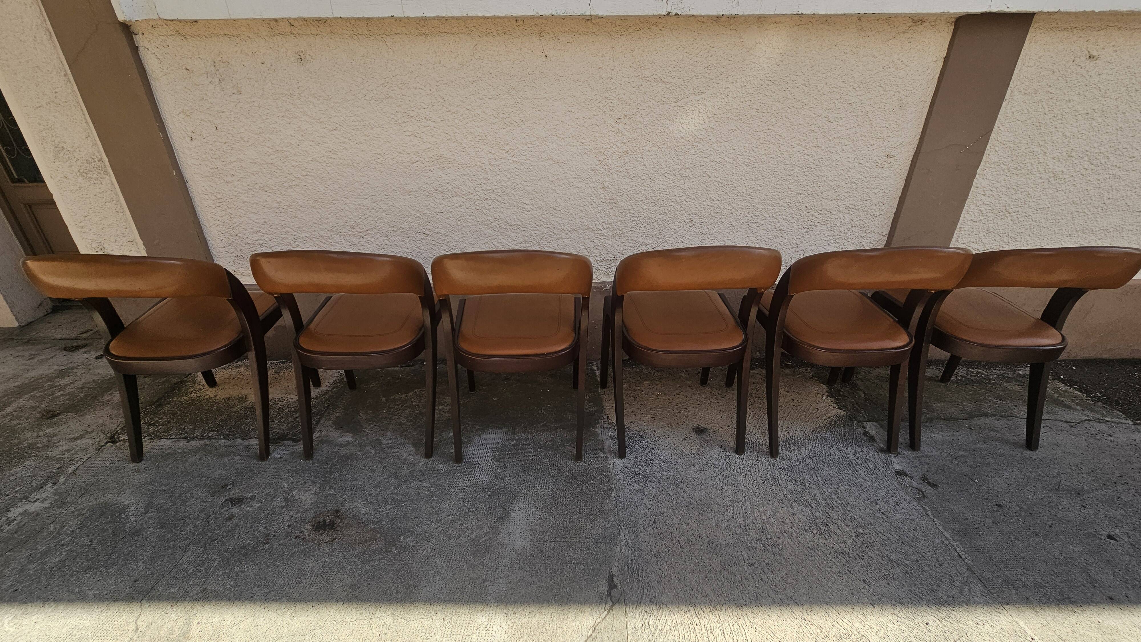 6 Baumann Gondole Chairs