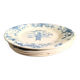 Assiette XIX° en Gien à motifs végétaux asiatiques