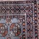 Tapis vintage ouzbek Bukhara fait main en laine – 127 x 190 cm – 1960s