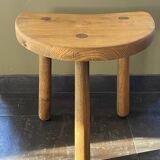 Wooden mountain shepherd tripod stool.
