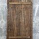 Porte indienne en teck naturelle et cabochons en laiton