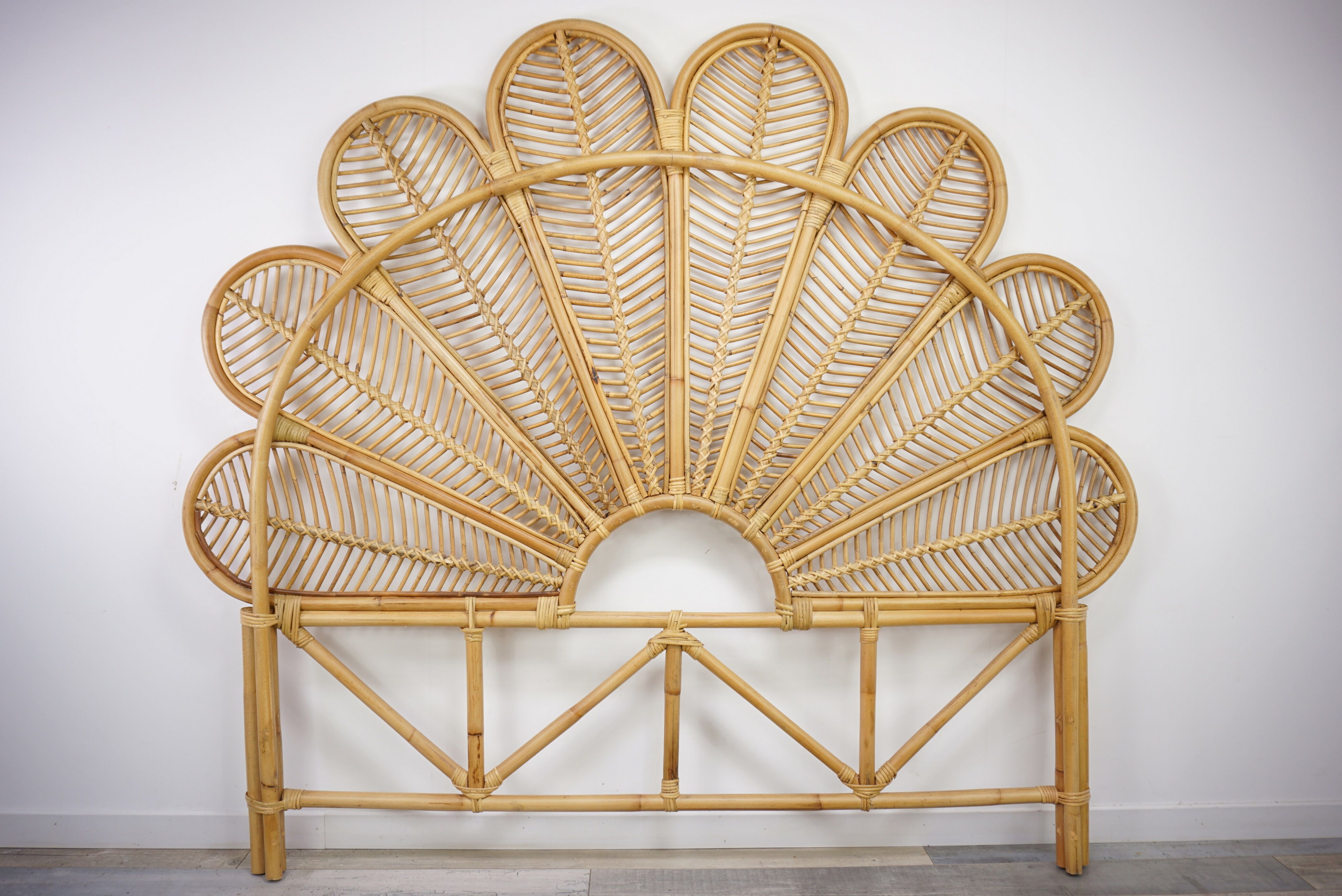 Rattan headboard