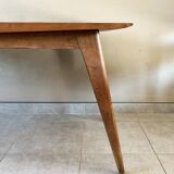 Vintage extendable oak table from the 50s