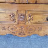 Small Louis XV cherry wood low cabinet