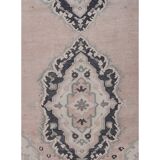 Vintage Turkish Oushak Rug Handwoven 98x680 cm