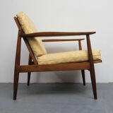 Fauteuil des années 1960 jaune