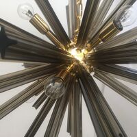 Sputnik “quadriedro” murano glass chandelier