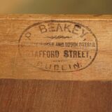 Demi-Lune Desk in Leather by Patrick Beakey Dublin circa 1850