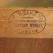 Bureau Demi-Lune en Cuir de Patrick Beakey Dublin circa 1850