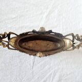 French Art Nouveau bronze planter decorated with a female mermaid