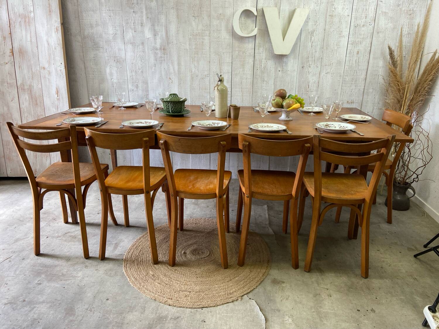Table de ferme 237x107 cm