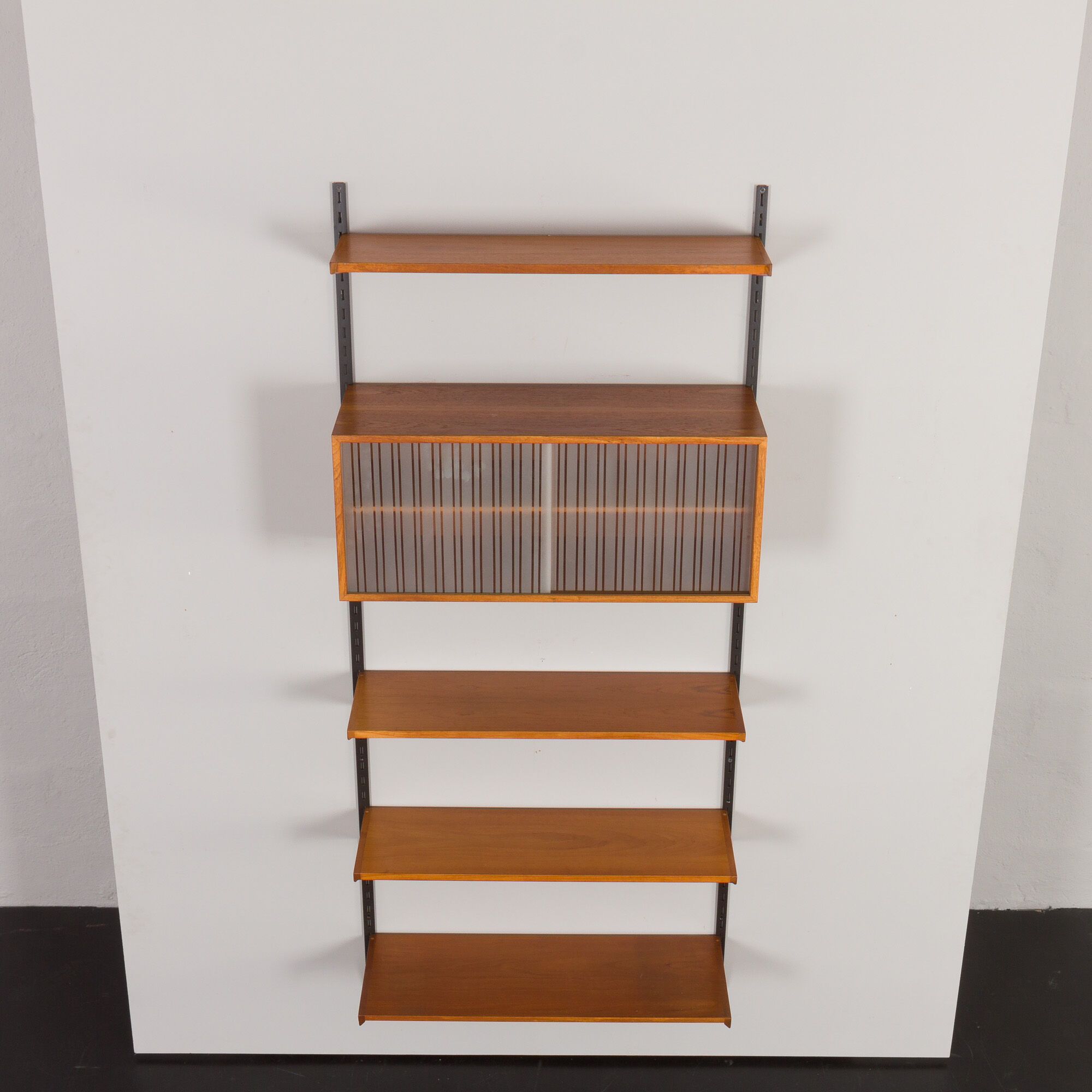 Scandinavian bookcase in teak by Kai Kristiansen for FM Mobler Denmark 1960s