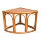 Rattan corner cabinet