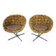 Pair of polystyrene cocktail shells 1970s