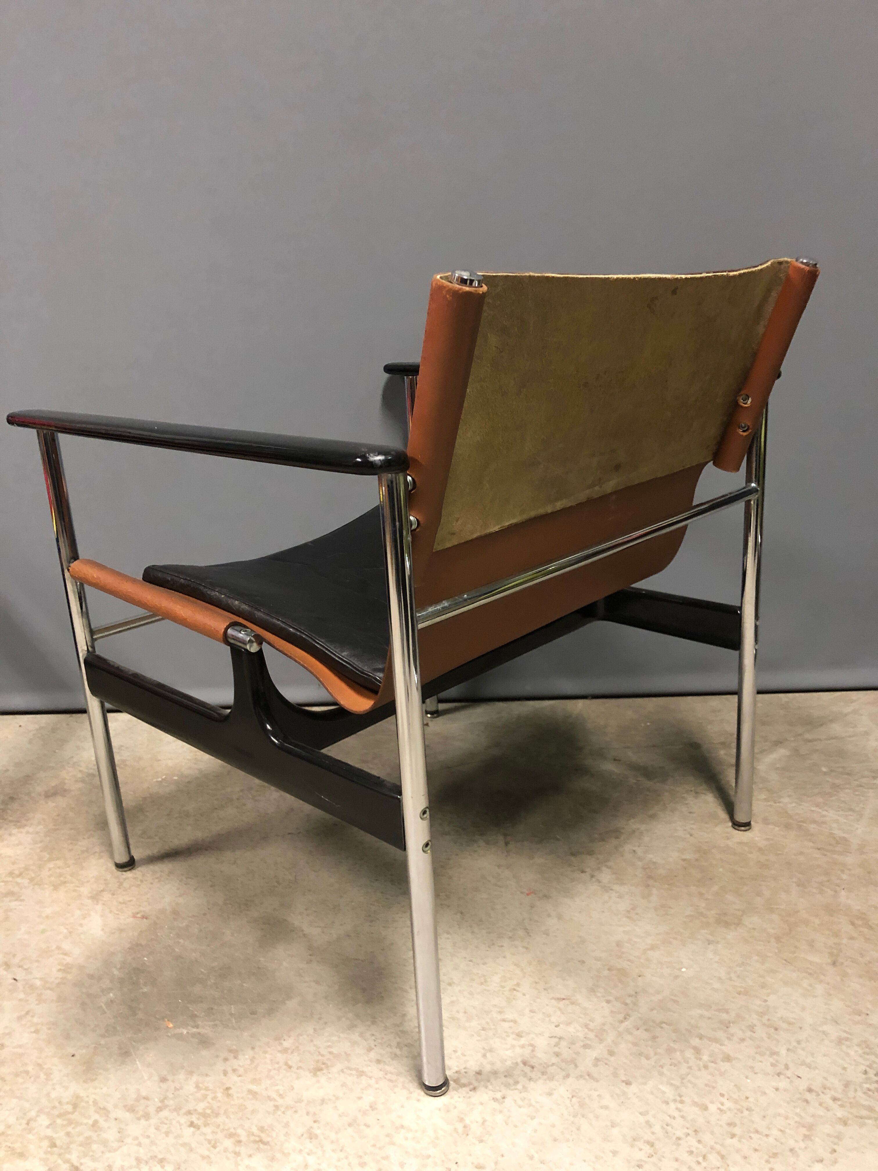 Vintage Charles Pollock 657 lounge chair for Knoll