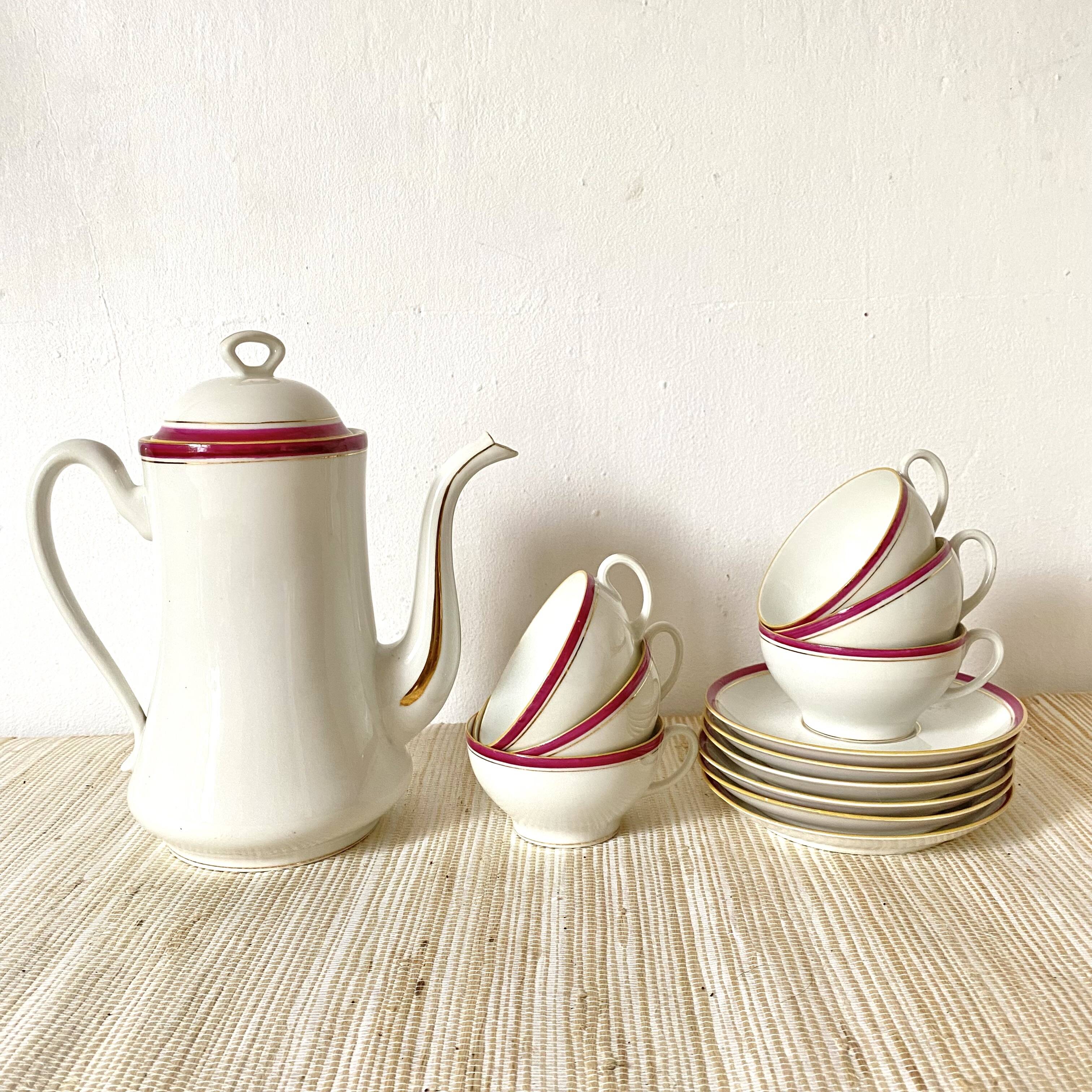 Limoges porcelain tea set