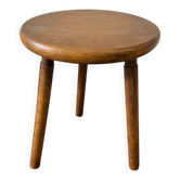 Vintage round side table / plant table / stool