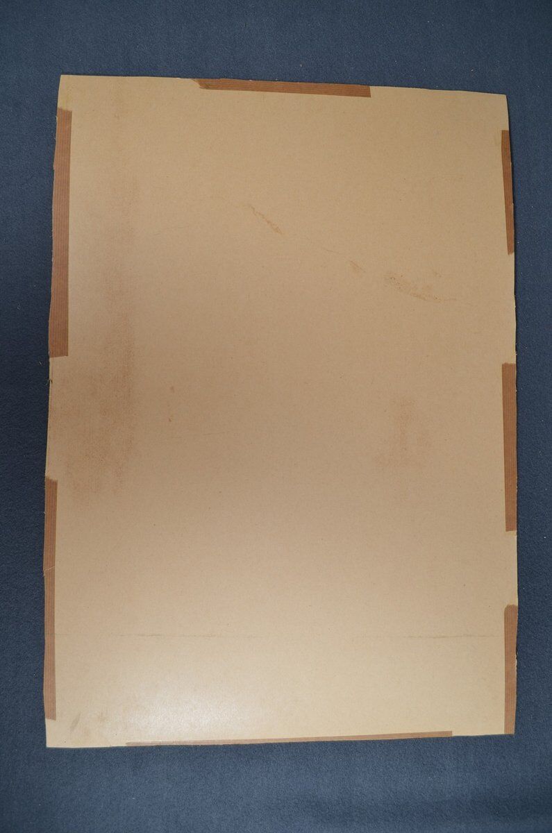 Guillain Siroux, Pink Face, mixed technique, 1950s