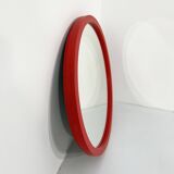 Miroir rond rouge kartell 1980s