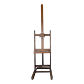Old workshop rack and pinion easel