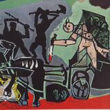 Pablo Picasso: The War - Color Lithograph