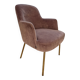 Armchair torre 1961 – model da vinci 02 – pale pink velvet