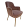 Armchair torre 1961 – model da vinci 02 – pale pink velvet