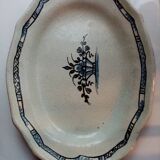 Plat en céramique du centre. XIX ièm siècle.