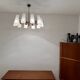 Grand lustre en laiton autrichien de style mid-century moderne par Rupert Nikoll