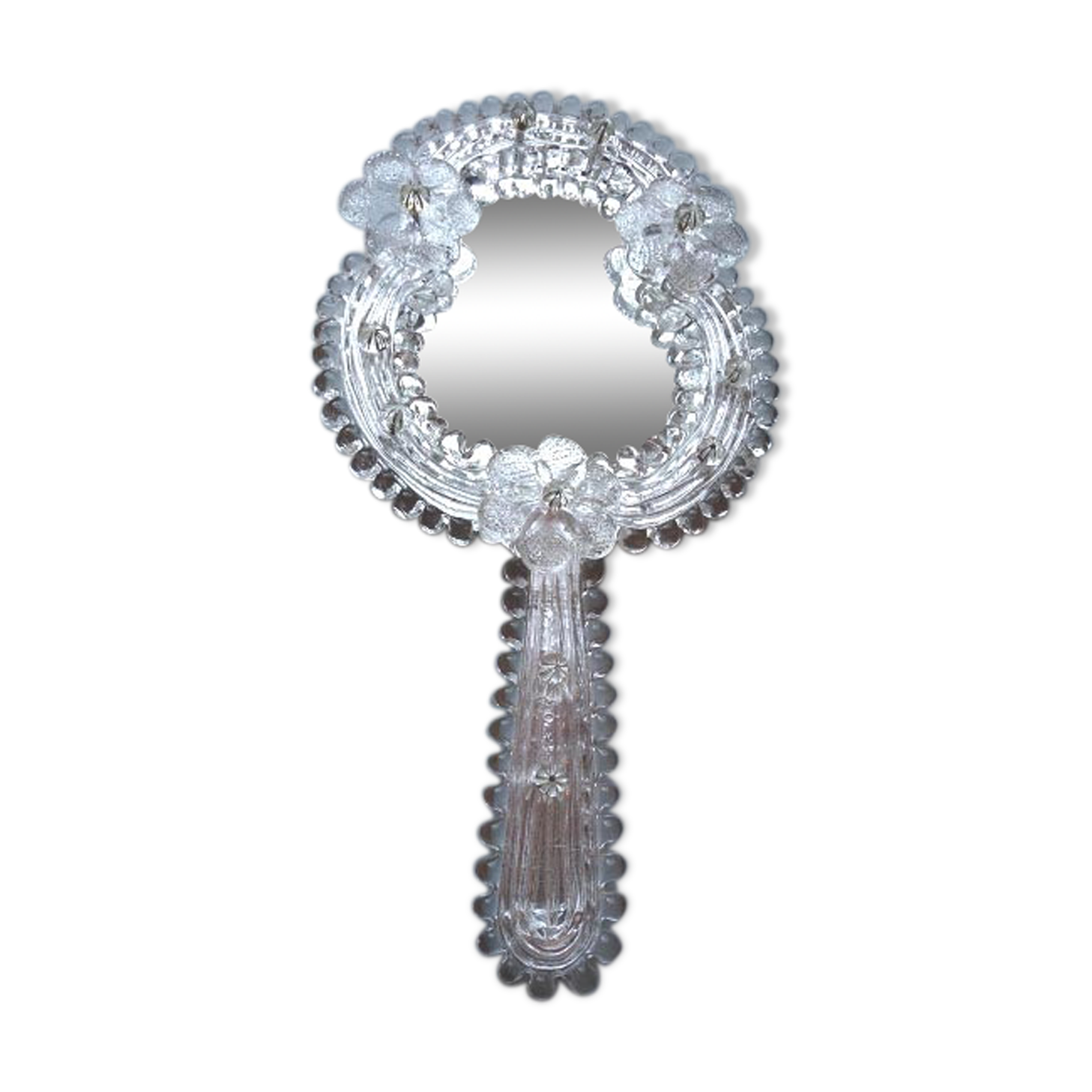 Mirror opposite main Venetian murano 17x32cm