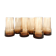 Set of 6 amber glasses from the 70s.