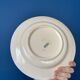 Set of 6 semi-deep plates in ironstone Longchamp model Denise.