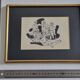 Fernand Léger – Framed typographic reproduction, gilded frame, 28 x 22 cm