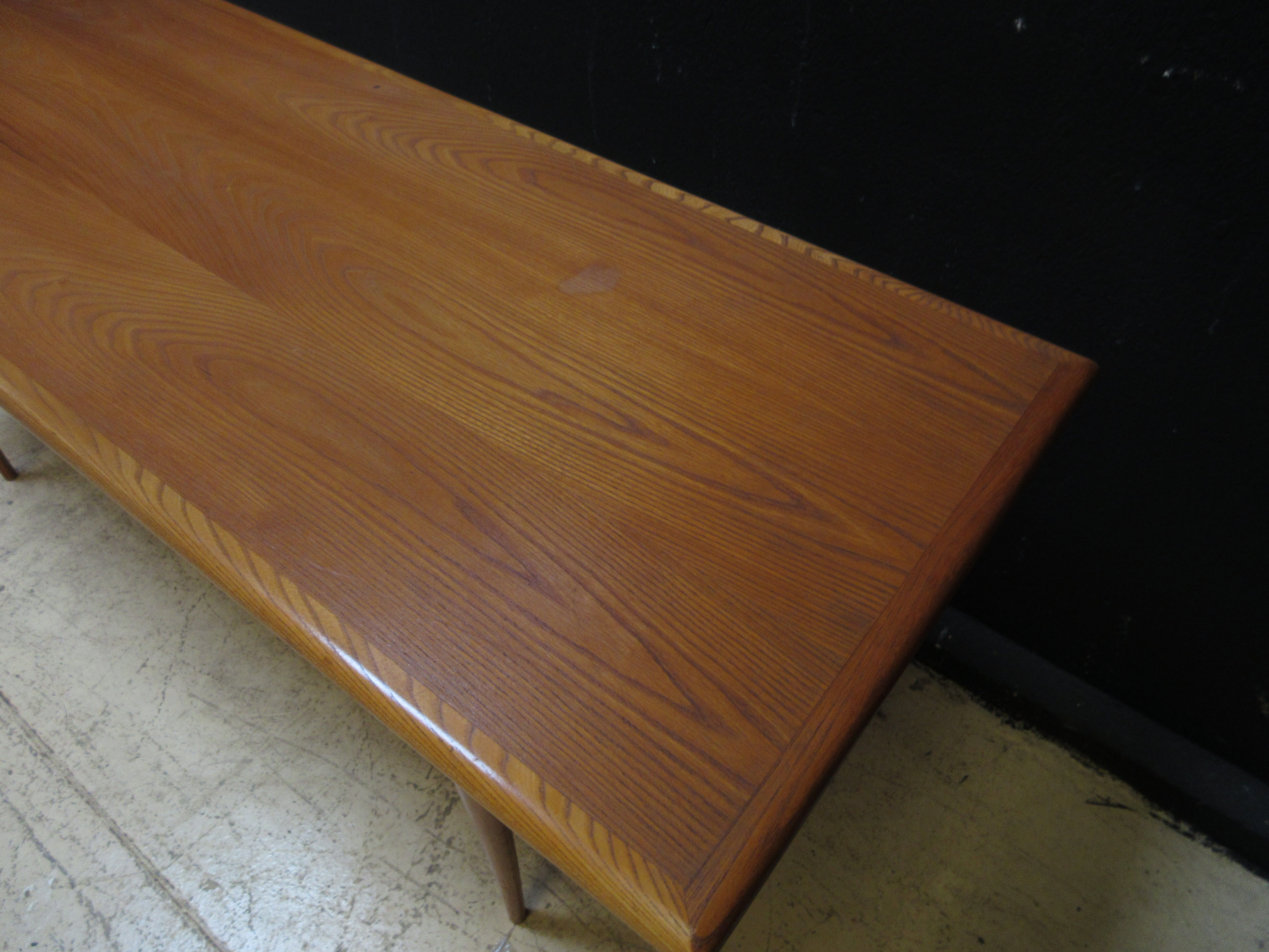 Vintage wooden coffee table, mid century, Czech, Nabytec