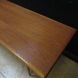 Vintage wooden coffee table, mid century, Czech, Nabytec