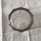 Old ribbed glasses without a foot