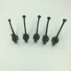 Set of 5 cast iron hooks early 20th